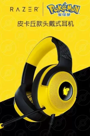 Razer × Pikachu Kraken V3 Wired USB Gaming Headset with RGB Microphone
