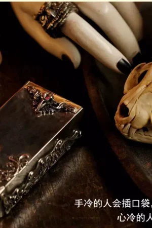 Alternative view of Raven Studio – Original Design Men's Relief Cigarette Case Sterling Silver Collectible Accessory