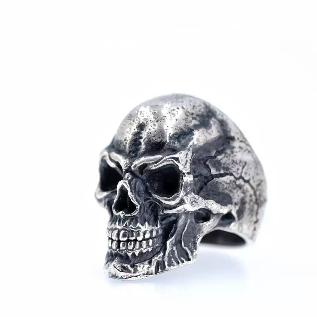Raven Studio (silver jewelry) - Exclusive Fashionista Skull Ring Original - Image 5
