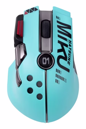OFFICIAL Hatsune Miku Dual Mode Multifunctional Wireless Mouse with Vocaloid Theme - Vocaloid - Genuine Moeyu