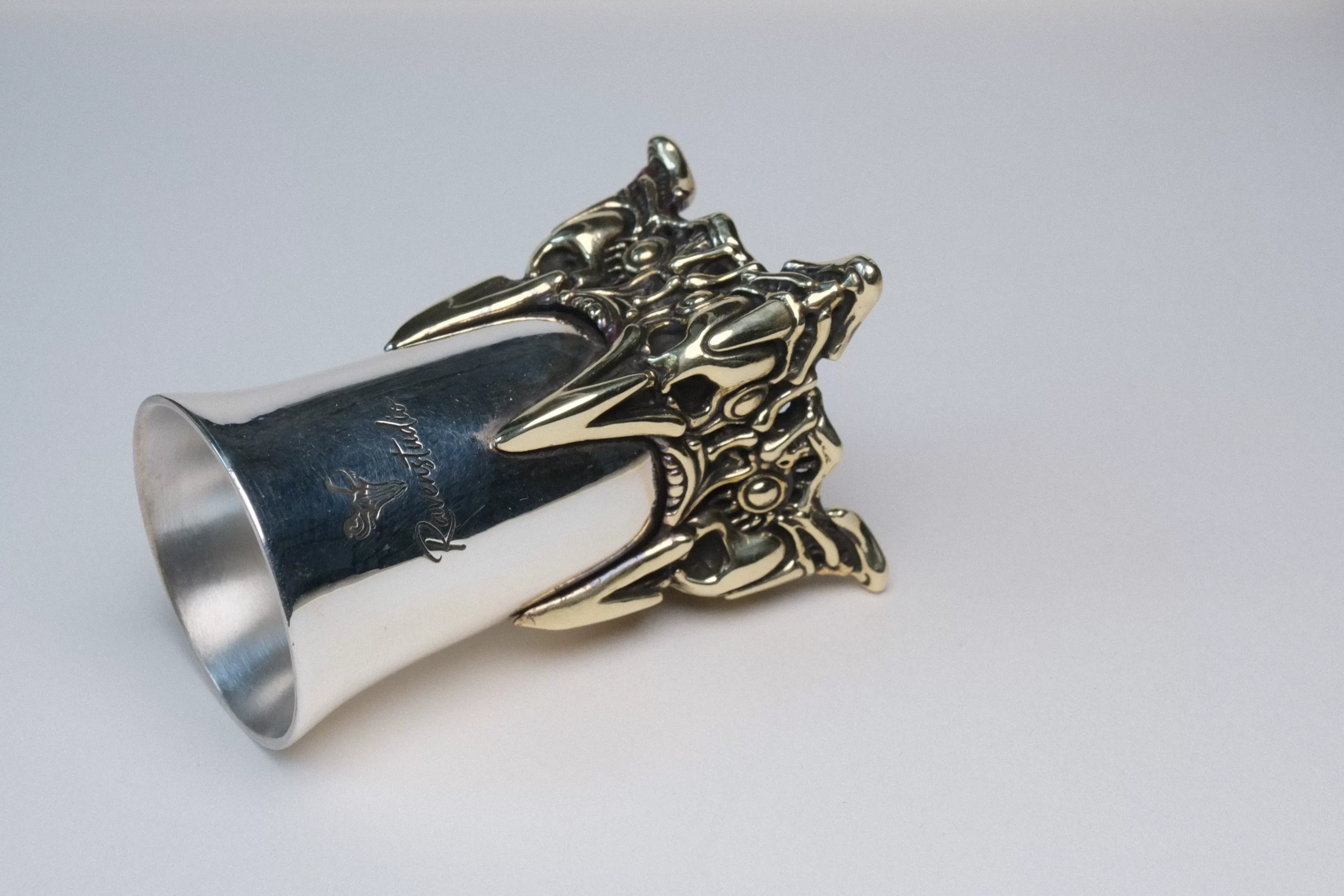 Raven Studio (Silver Jewelry) – “Mithril Shang” Whiskey Cup Original Exclusive | Sterling Silver Craft Collectible - Image 10