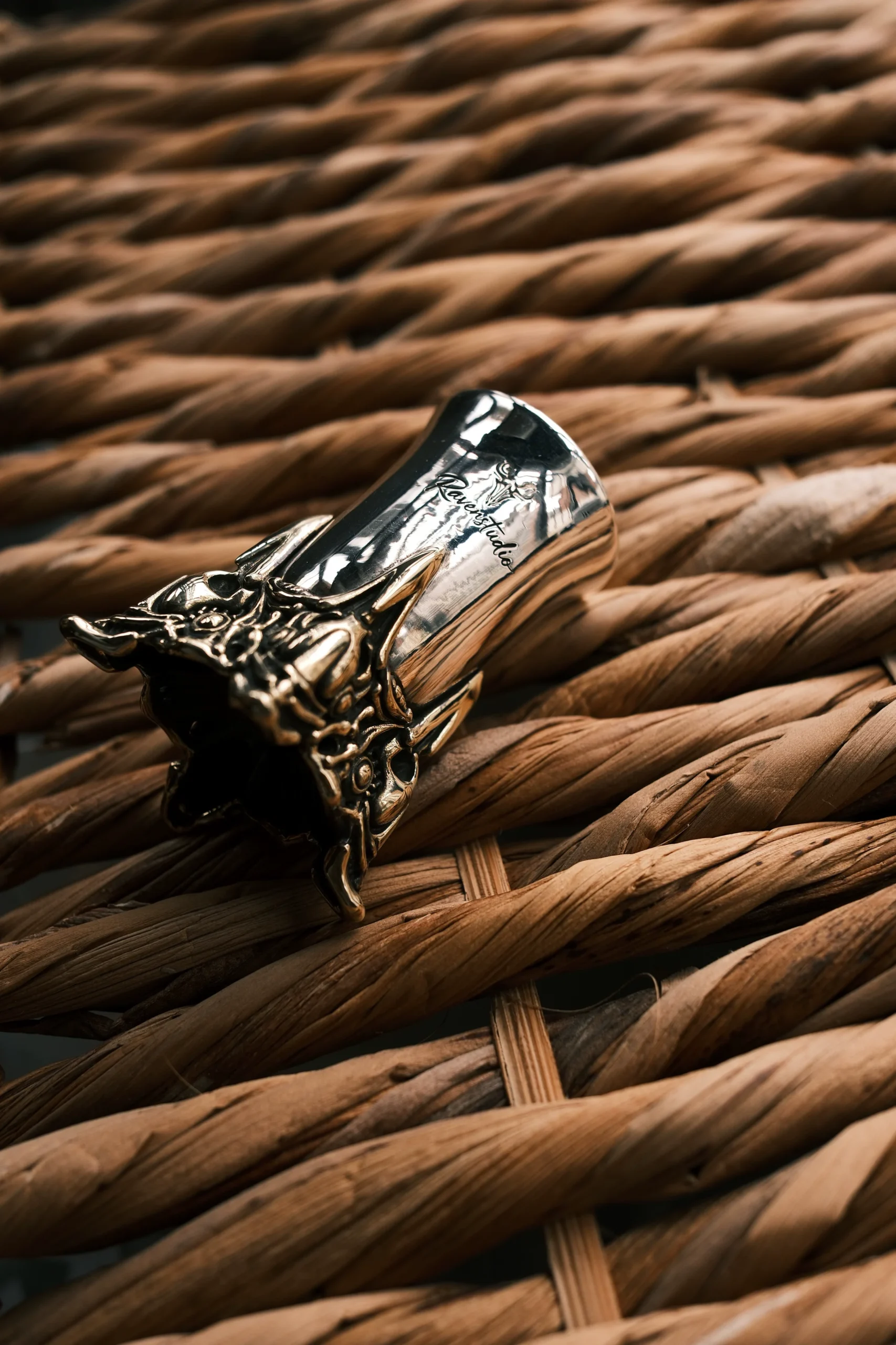 Raven Studio (Silver Jewelry) – “Mithril Shang” Whiskey Cup Original Exclusive | Sterling Silver Craft Collectible - Image 3