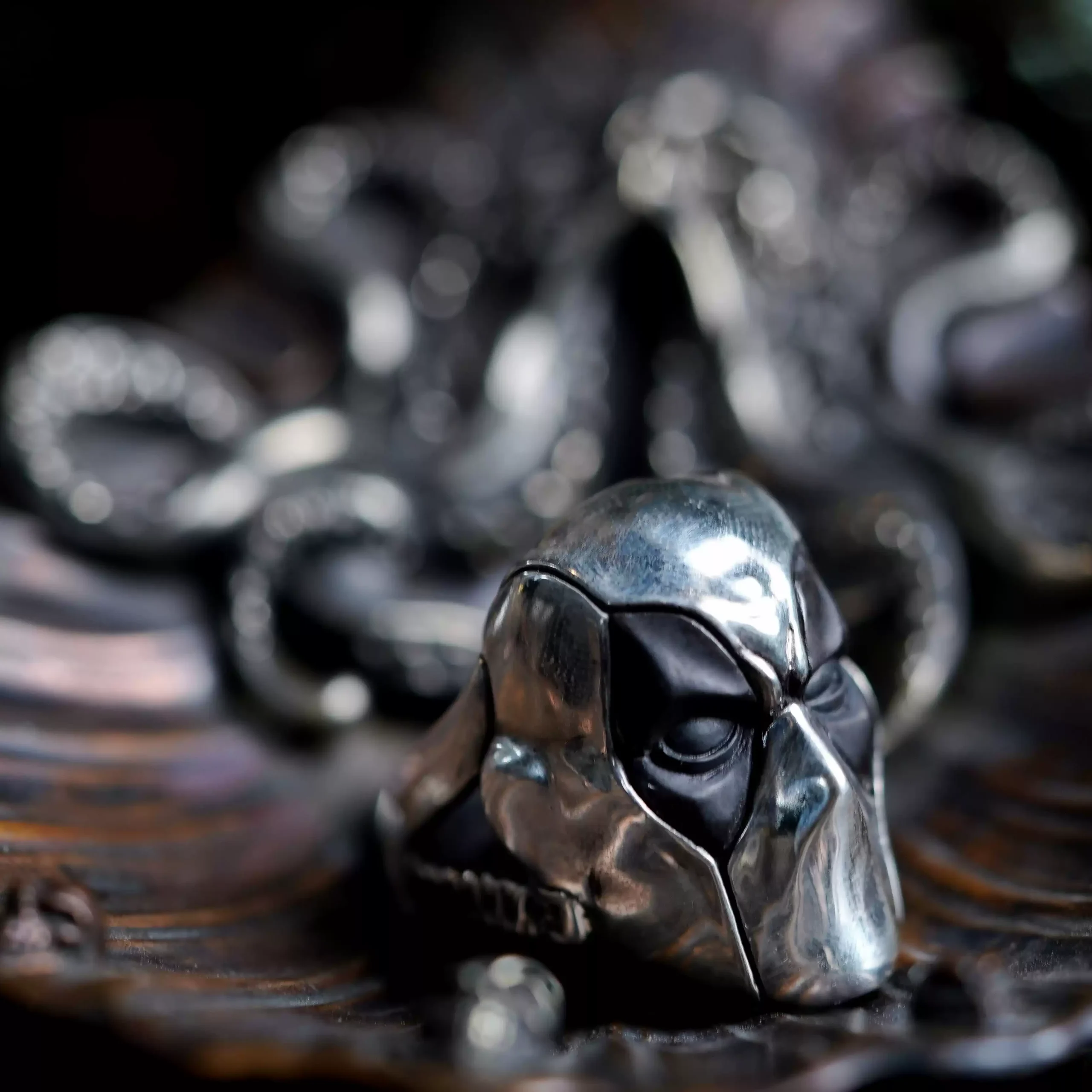 Raven Studio (silver jewelry) - Marvel's Talkative Deadpool Ring Marvel - Image 3