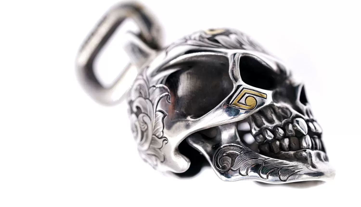 Raven Studio (Silver Jewelry) – Exclusive Design Trophy Skull Pendant Sterling Silver Artisan Pendant | Original Design - Image 15