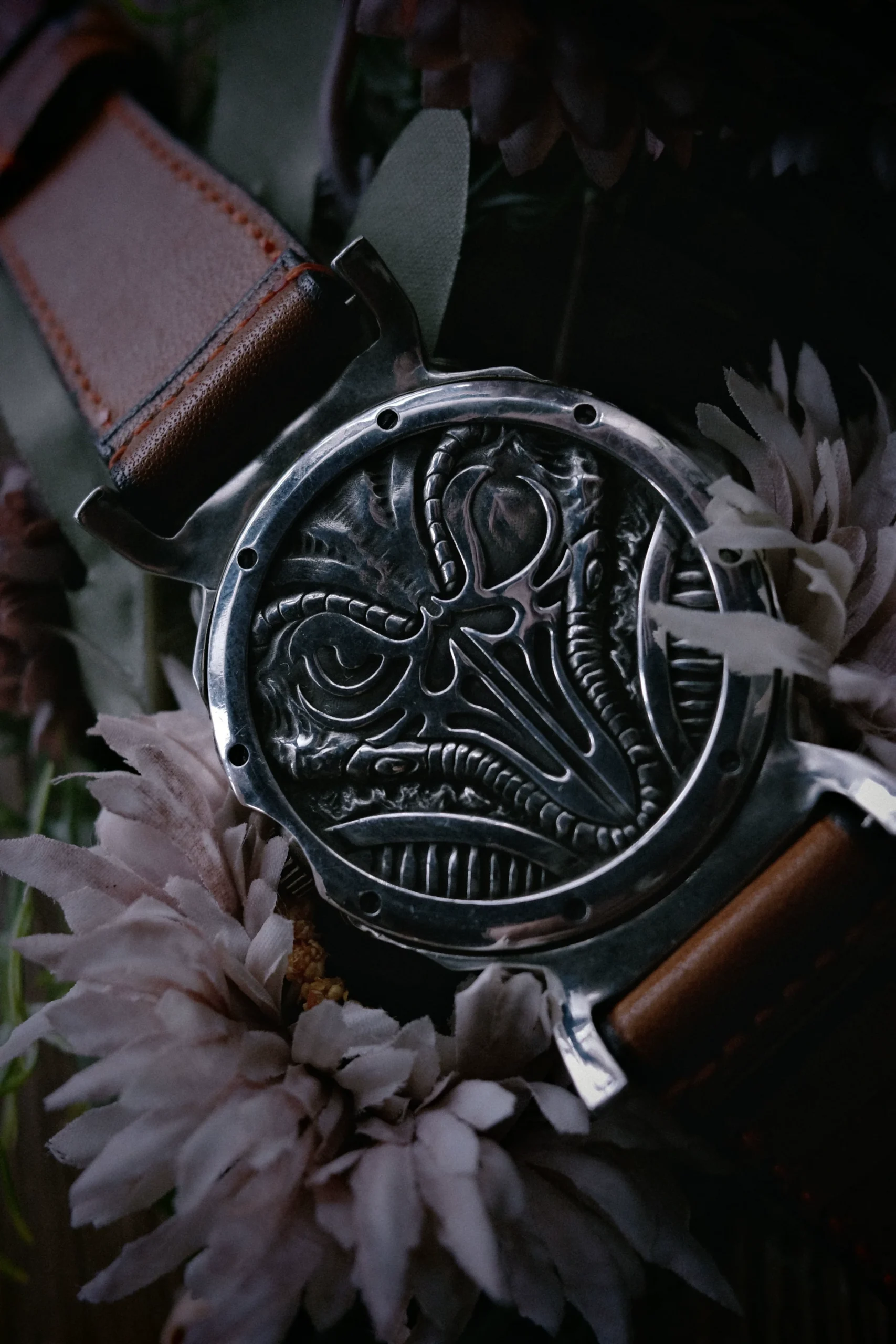 Raven Studio – Raven Symbiote Handmade Solid Silver Watch Original Sterling Silver Luxury Timepiece - Image 32
