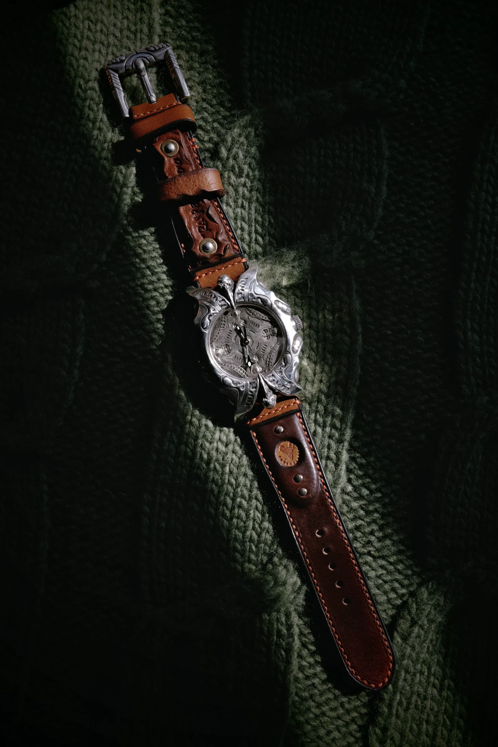 Raven Studio – Raven Symbiote Handmade Solid Silver Watch Original Sterling Silver Luxury Timepiece - Image 27