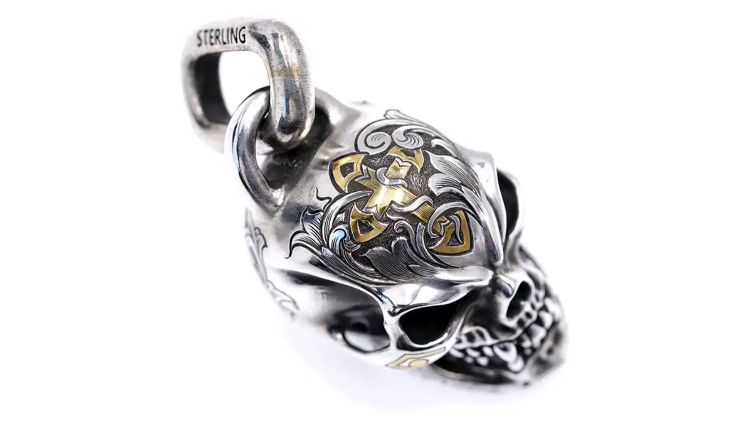 Raven Studio (Silver Jewelry) – Exclusive Design Trophy Skull Pendant Sterling Silver Artisan Pendant | Original Design - Image 17