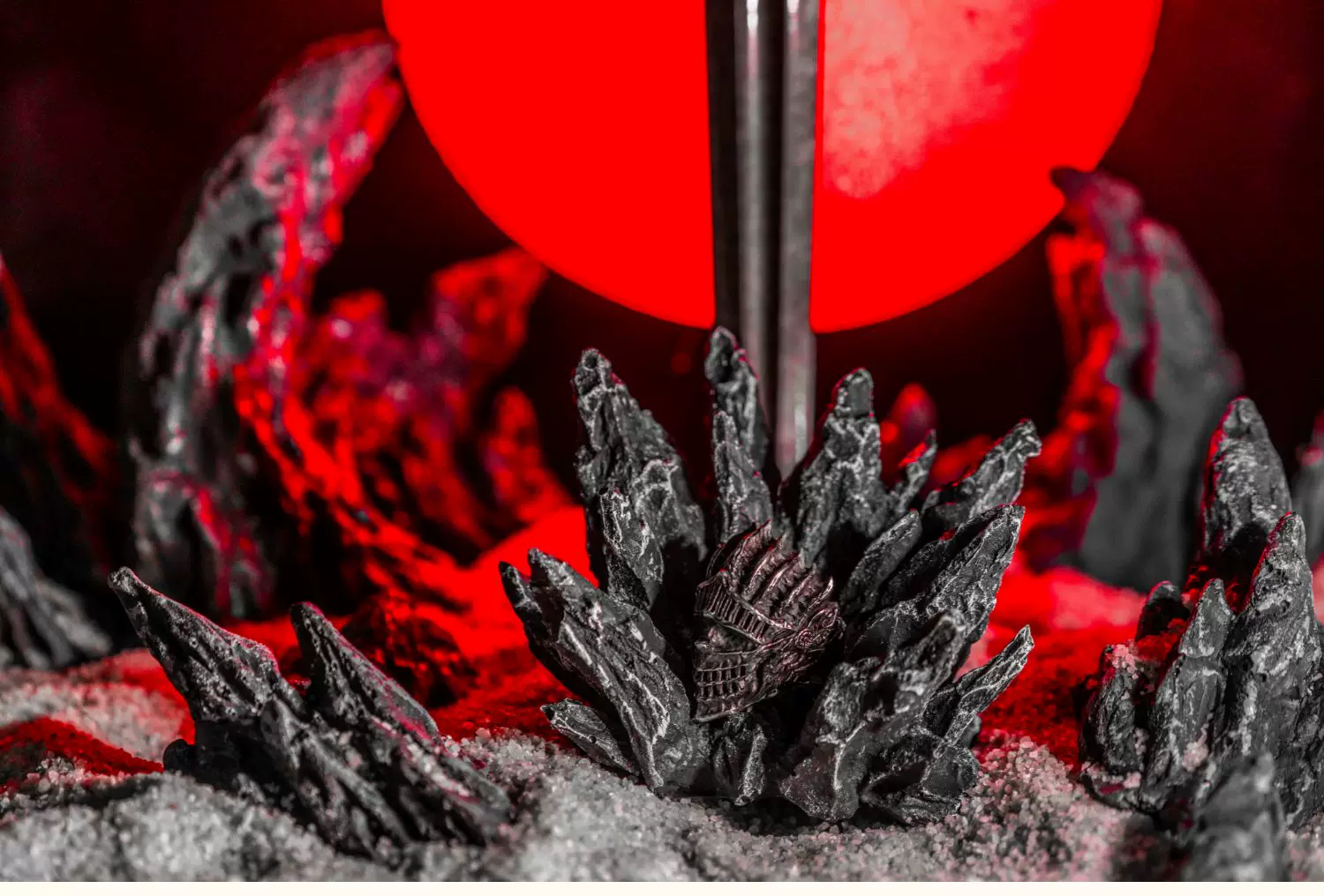 Raven Studio – Dark Gothic “Lord of Cinder” Ring 925 Sterling Silver Handcrafted Statement Ring - Image 13
