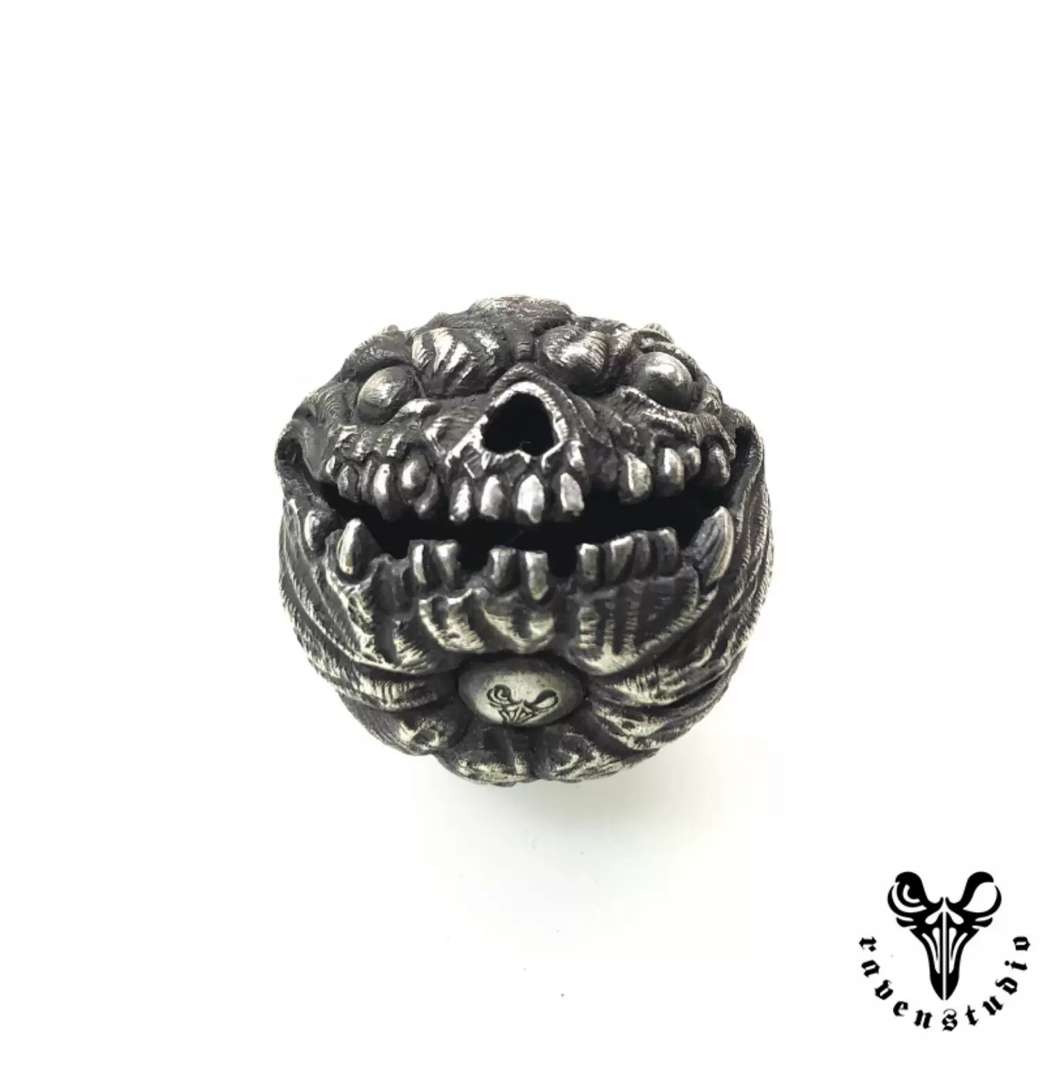 Raven Studio (silver jewelry) - Halloween Exclusive Jack-o'-lantern Pendant Original - Image 19