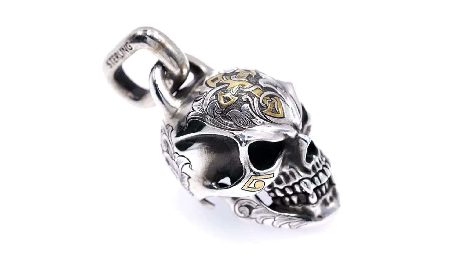 Raven Studio (Silver Jewelry) – Exclusive Design Trophy Skull Pendant Sterling Silver Artisan Pendant | Original Design - Image 18