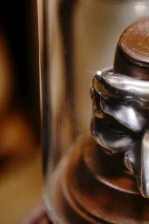 Alternative view of Raven Studio (silver jewelry) - Original Design Venetian Mask 'Bauta' Couple Rings Original