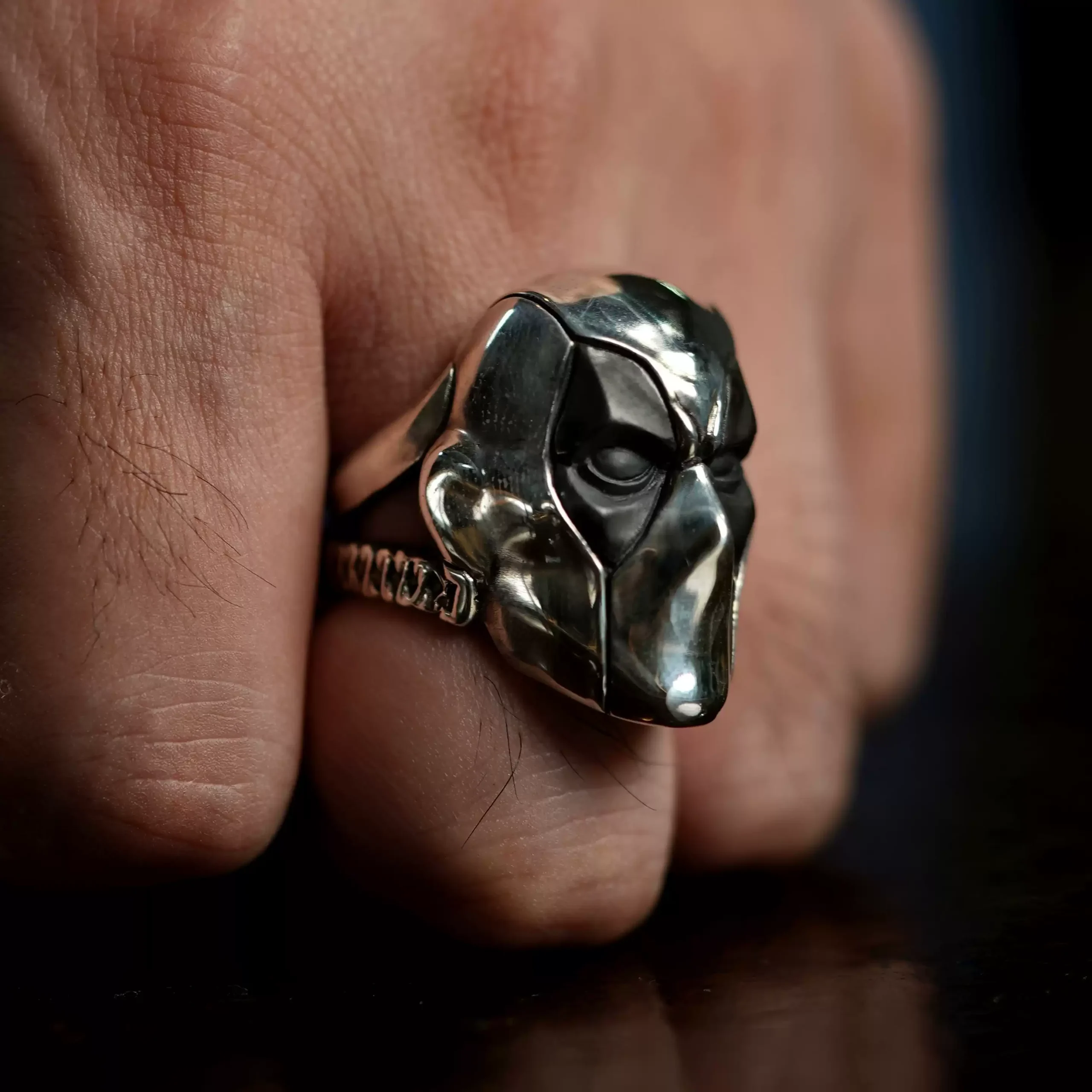 Raven Studio (silver jewelry) - Marvel's Talkative Deadpool Ring Marvel - Image 2