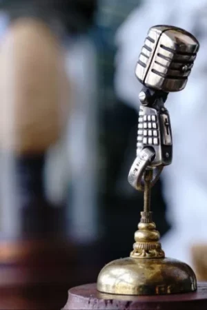 Alternative view of Raven Studio (silver jewelry) - Original Exclusive Design Microphone Pendant Original