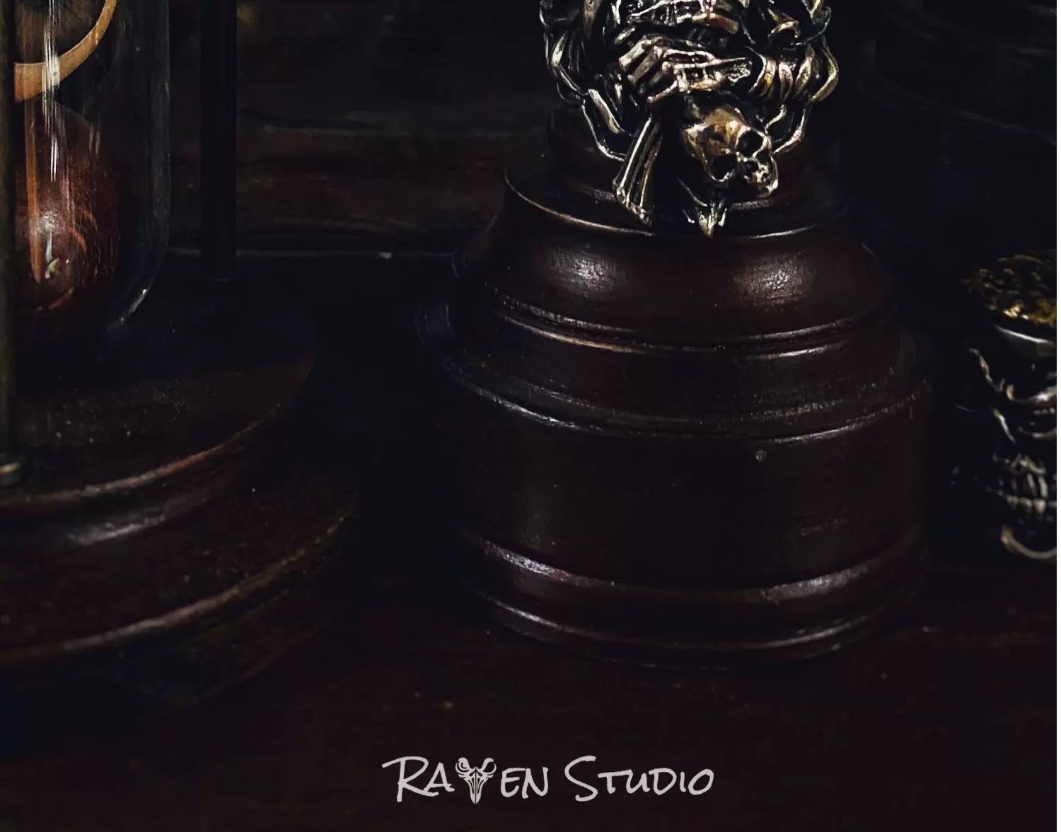 Raven Studio “HUNTER” – Plague Doctor Ring 925 Sterling Silver Gothic Statement Ring - Image 4