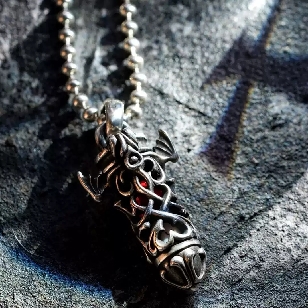 Raven Studio (silver jewelry) - Love & Hate Locket Pendant Original