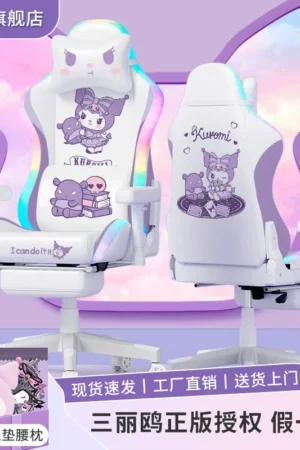 Kuromi Ergonomic Gaming Chair – Sanrio Characters – Genuine Yu Gui Gou Product