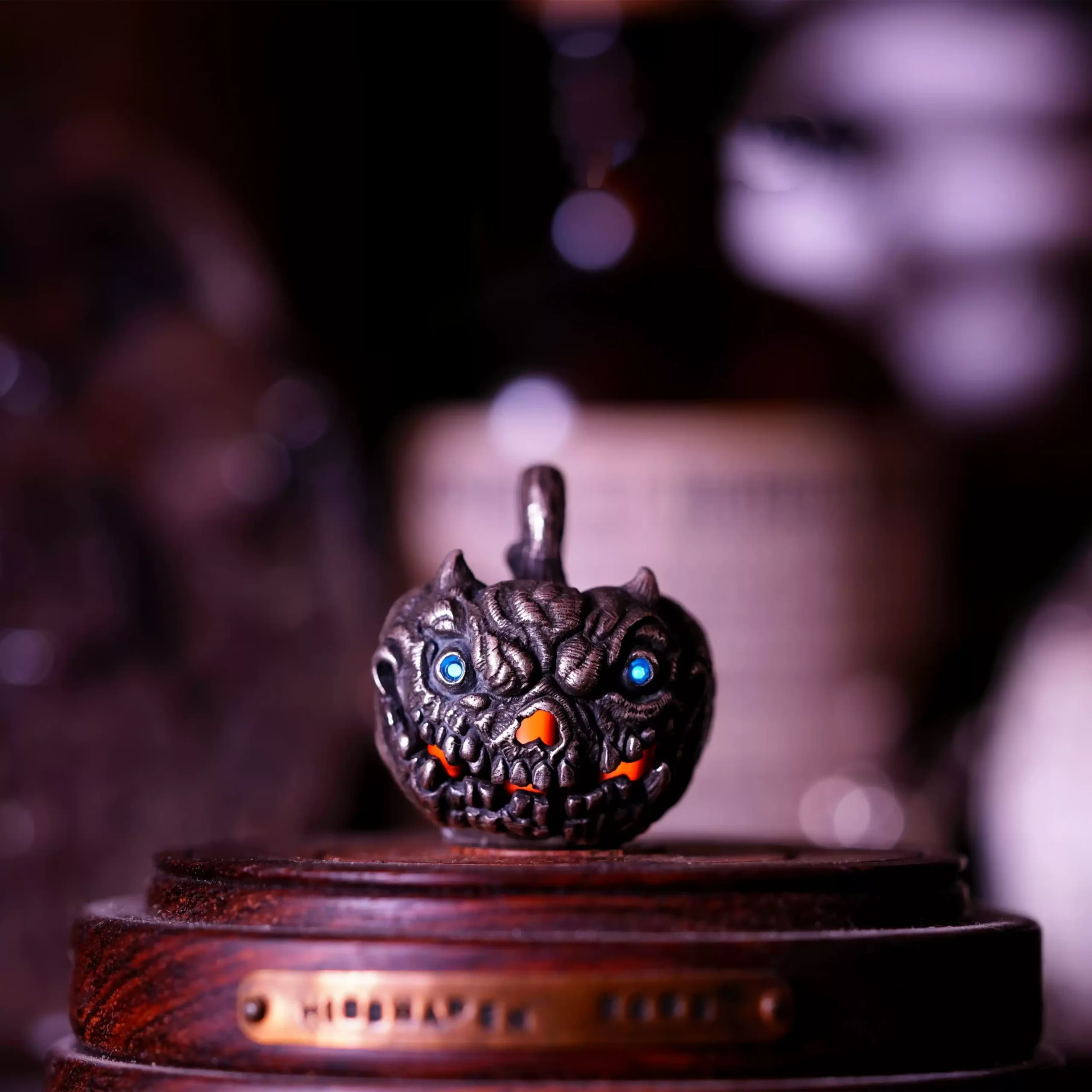 Raven Studio (silver jewelry) - Halloween Exclusive Jack-o'-lantern Pendant Original