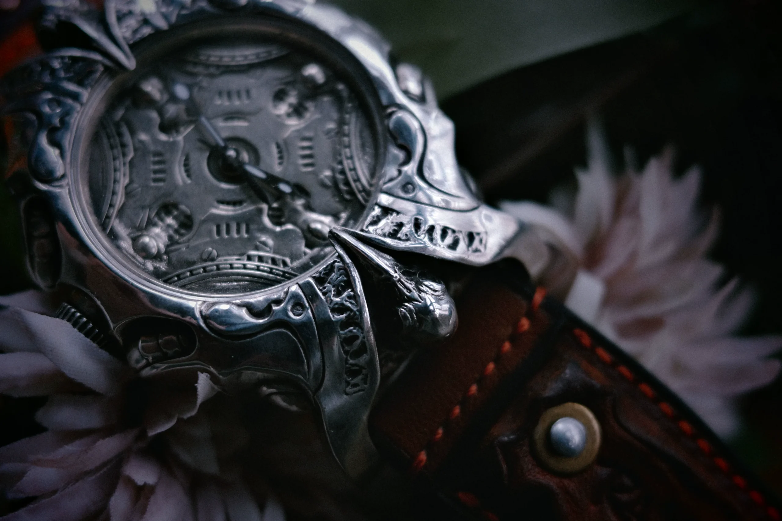 Raven Studio – Raven Symbiote Handmade Solid Silver Watch Original Sterling Silver Luxury Timepiece - Image 33