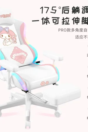 Alternative view of My Melody Ergonomic Gaming Chair – Sanrio Characters – Genuine Yu Gui Gou Product