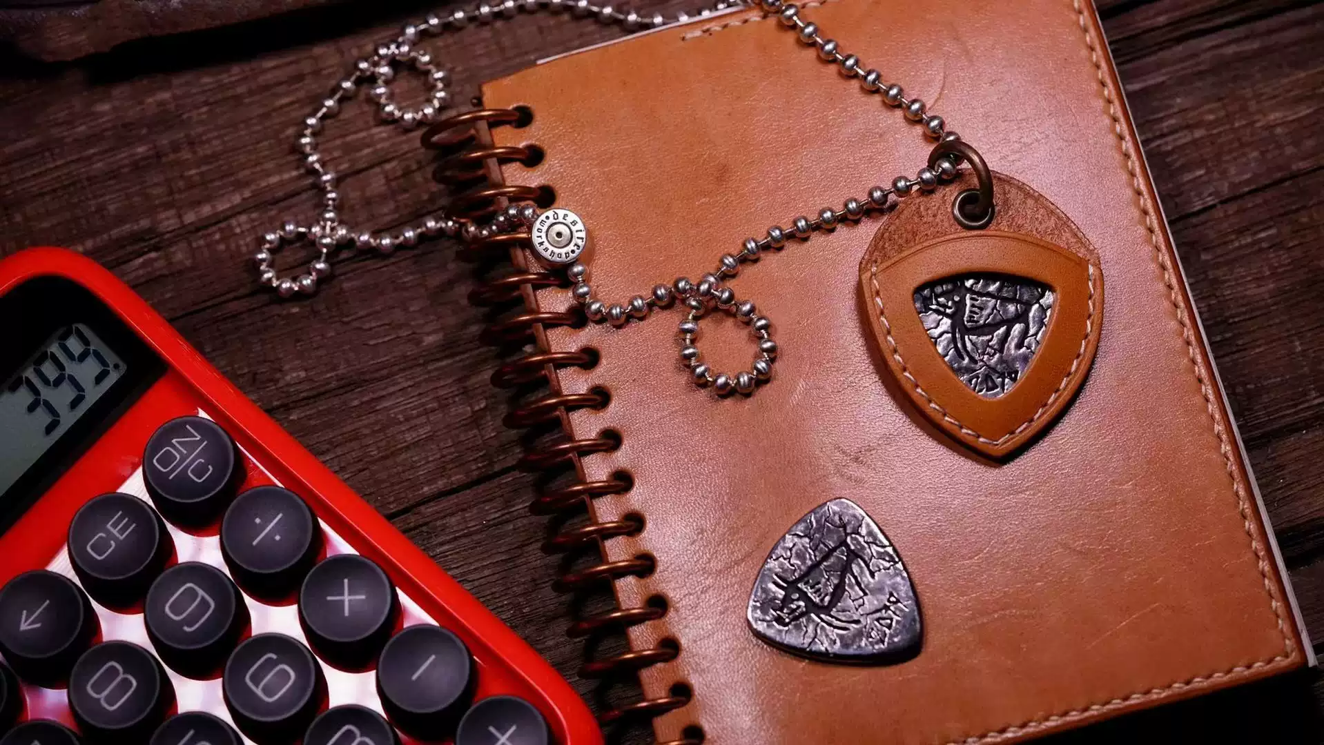 Raven Studio (silver jewelry) - Original Design Year of the Pig Limited Edition Guitar Pick Pendant Original