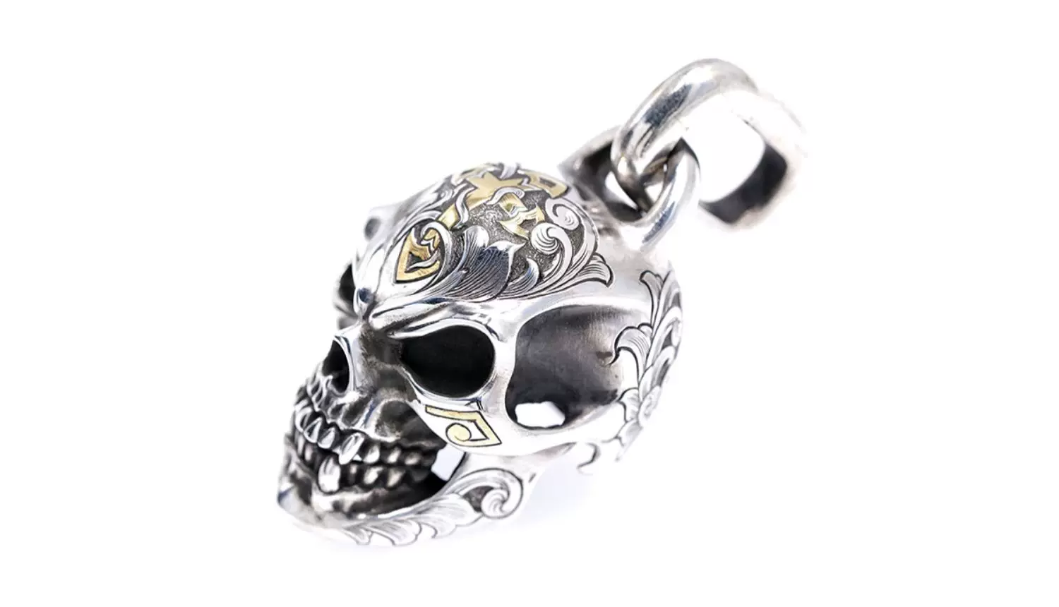 Raven Studio (Silver Jewelry) – Exclusive Design Trophy Skull Pendant Sterling Silver Artisan Pendant | Original Design - Image 10