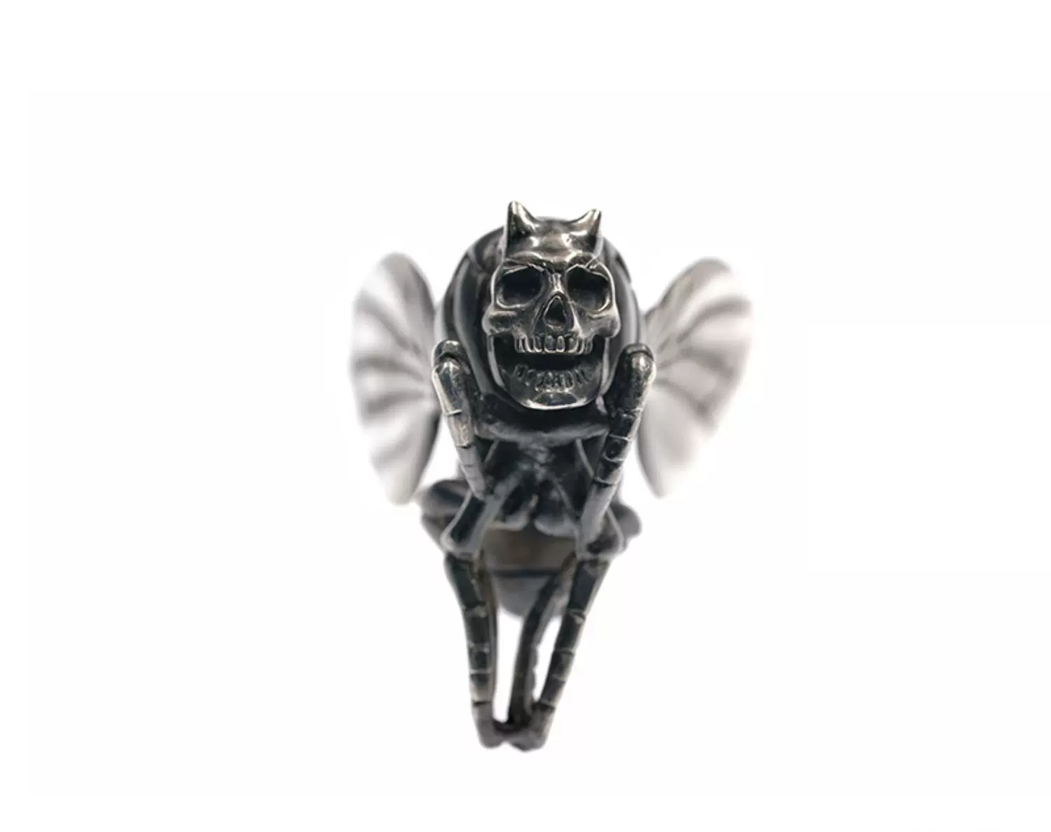 Raven Studio (silver jewelry) - Original Exclusive Design Bee "The Intruder" Pendant Original - Image 6