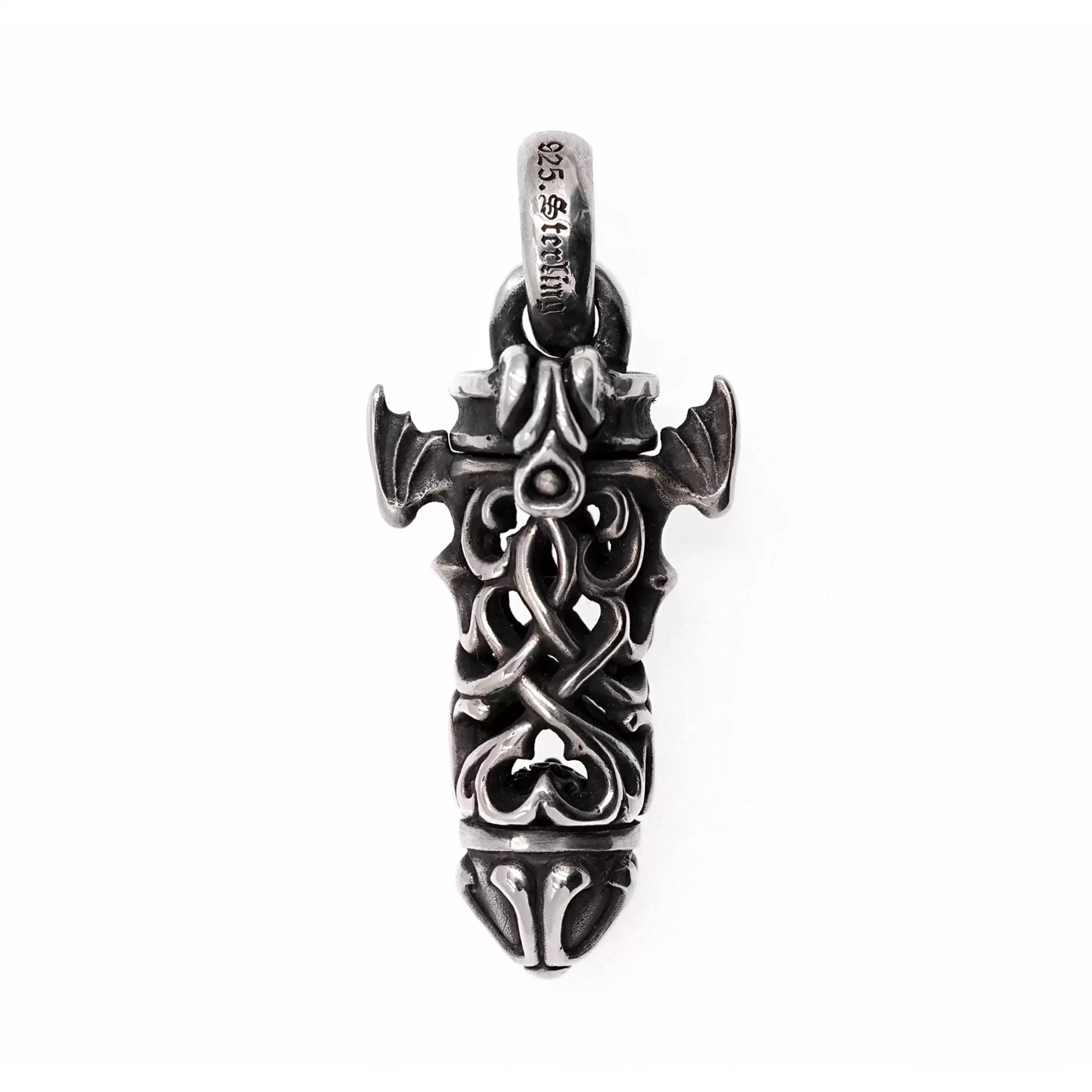 Raven Studio (silver jewelry) - Love & Hate Locket Pendant Original - Image 5