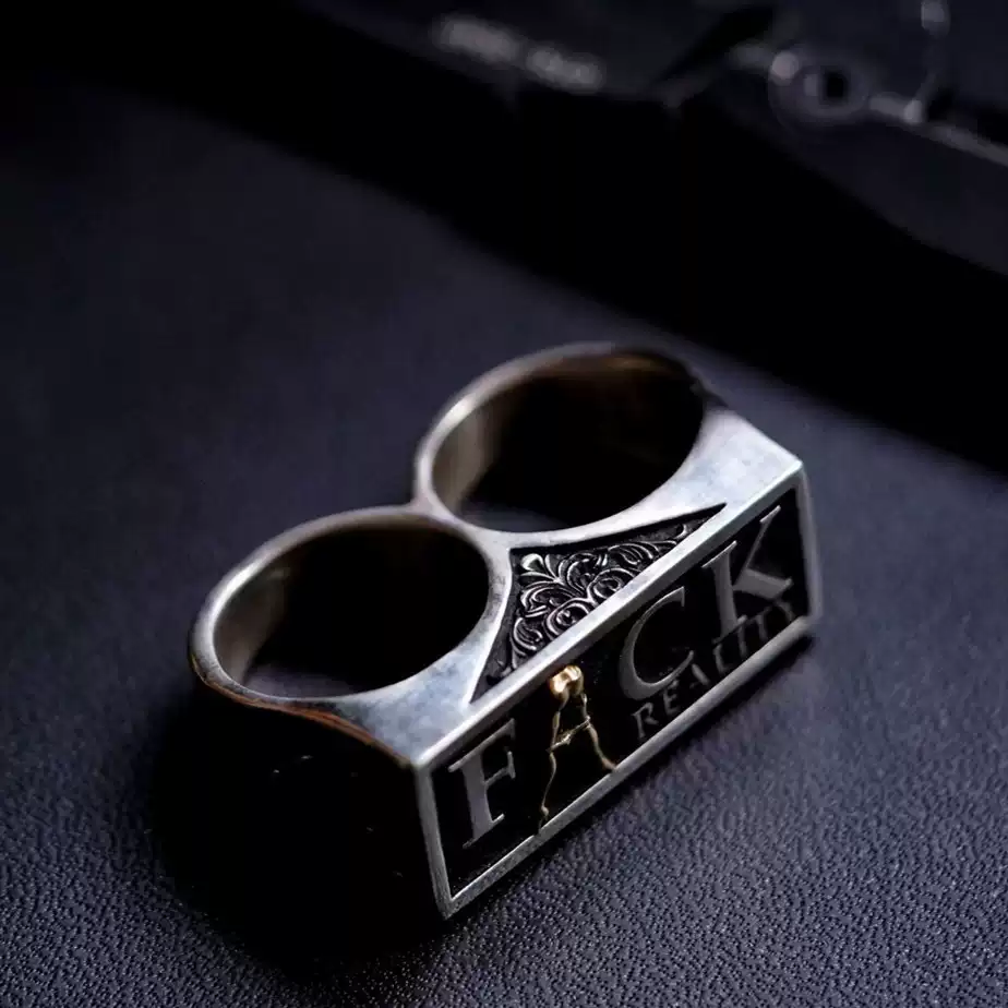 Raven Studio (silver jewelry) - Original Design Knuckle Duster Ring Original