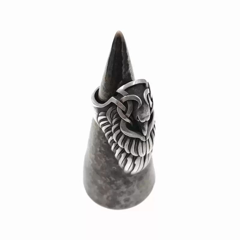 Raven Studio (silver jewelry) - Original Exclusive Design "Dominion of the Gods" Ring Original - Image 4