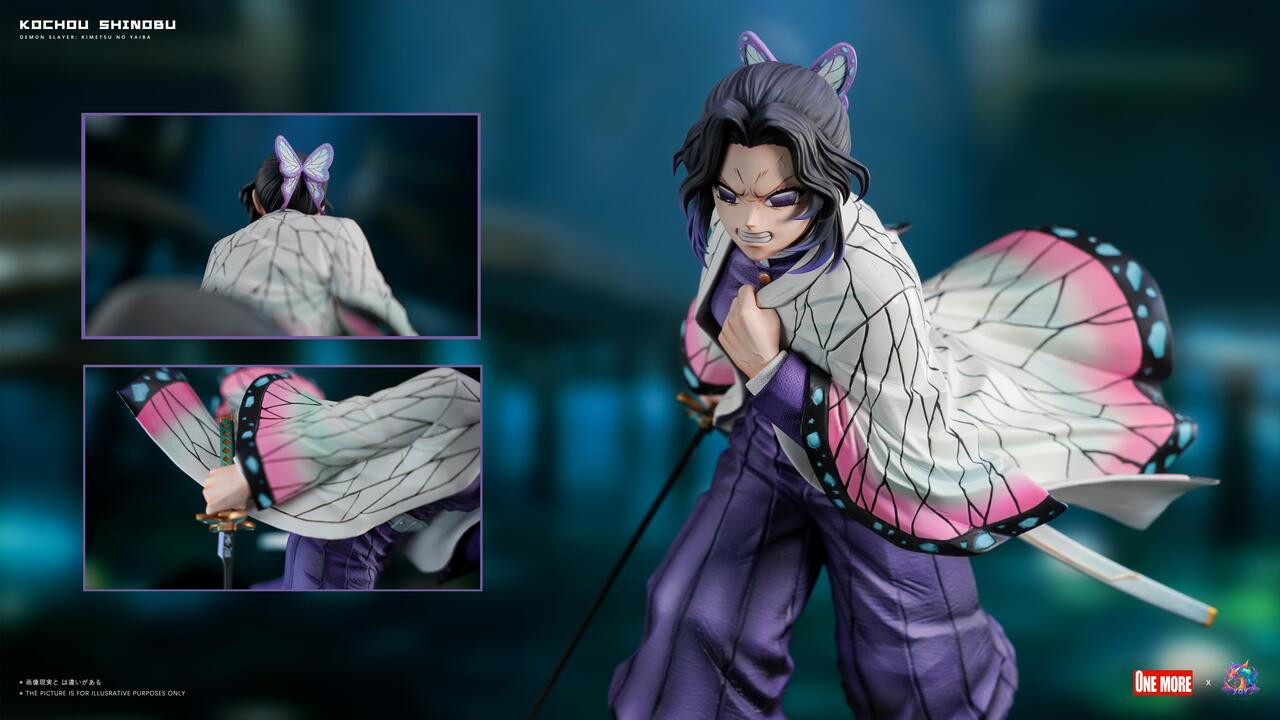 ONE MORE × YQY Studio – Kochou Shinobu Demon Slayer 1/6 & 1/4 Scale Resin Statue