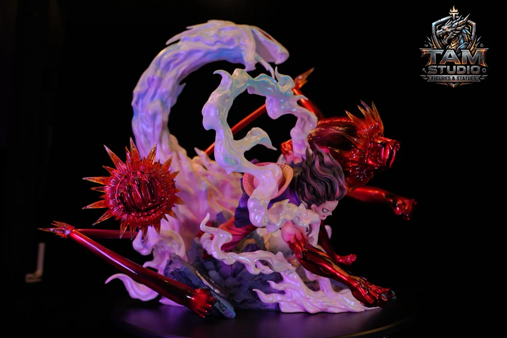 ONE PIECE – Gear 4 Snakeman Luffy 1/6 Scale Statue – TAM Studio Limited Edition Resin Diorama Collectible (168 PCS Worldwide) - Image 9