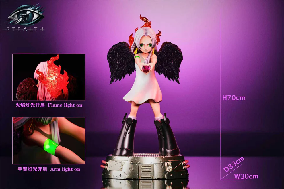 ONE PIECE – Seraphim Boa Hancock Statue LED Light-Up Premium Diorama Collectible – Stealth Studio Limited Edition (99 PCS Worldwide)