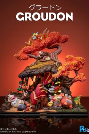 Pokémon – Groudon Land Ecosystem Scene Statue – PC House Studio