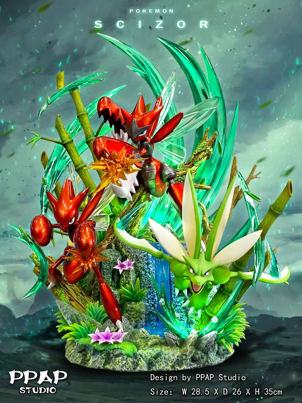 Pokémon – Scyther & Scizor Evolution Line GK Statue – PPAP Studio - Image 6