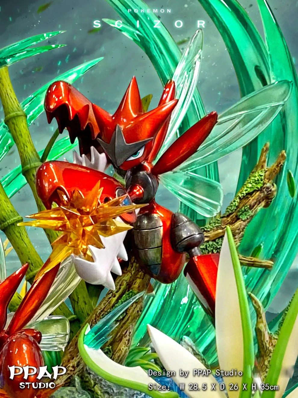 Pokémon – Scyther & Scizor Evolution Line GK Statue – PPAP Studio - Image 4