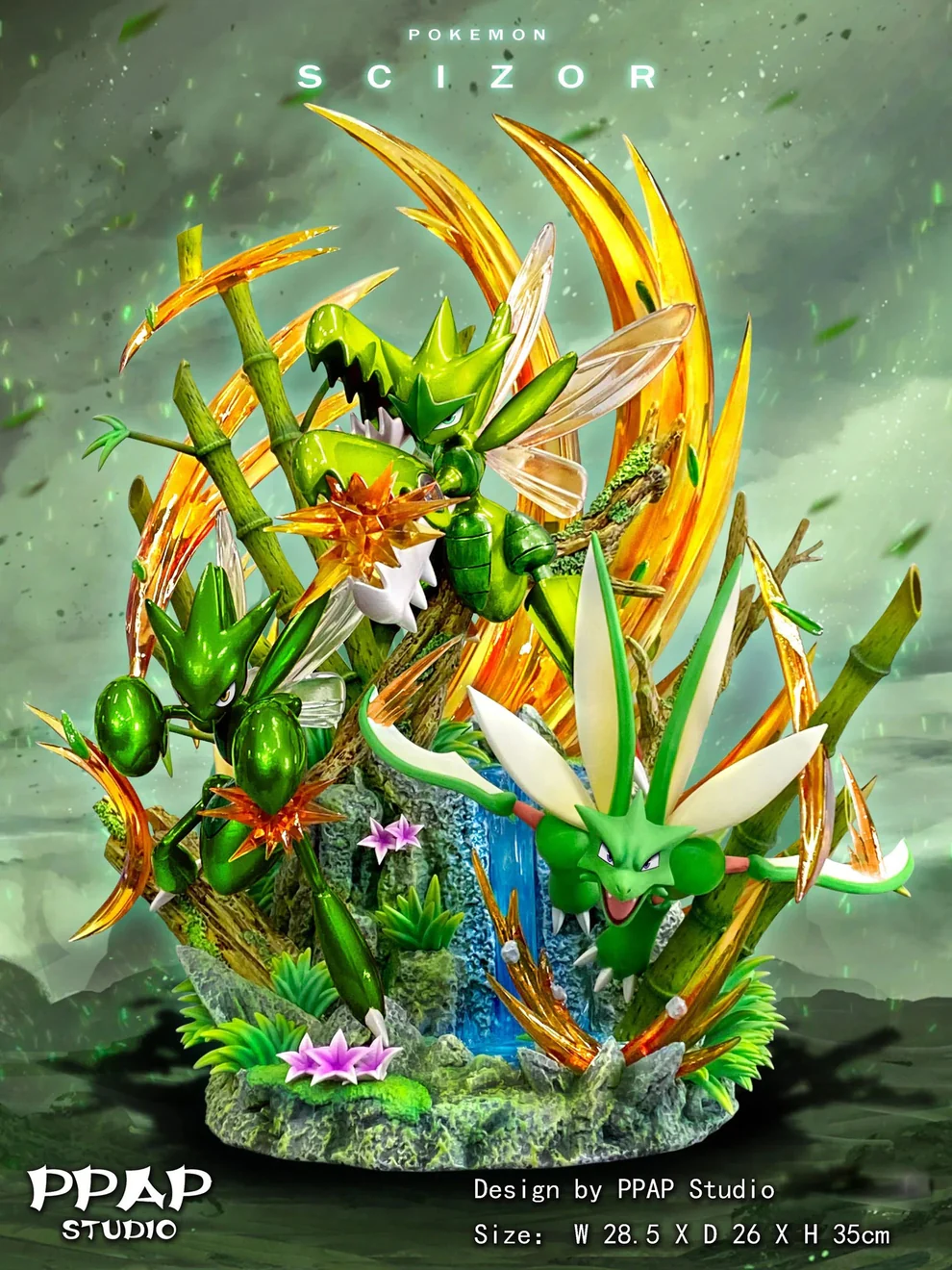 Pokémon – Scyther & Scizor Evolution Line GK Statue – PPAP Studio - Image 3