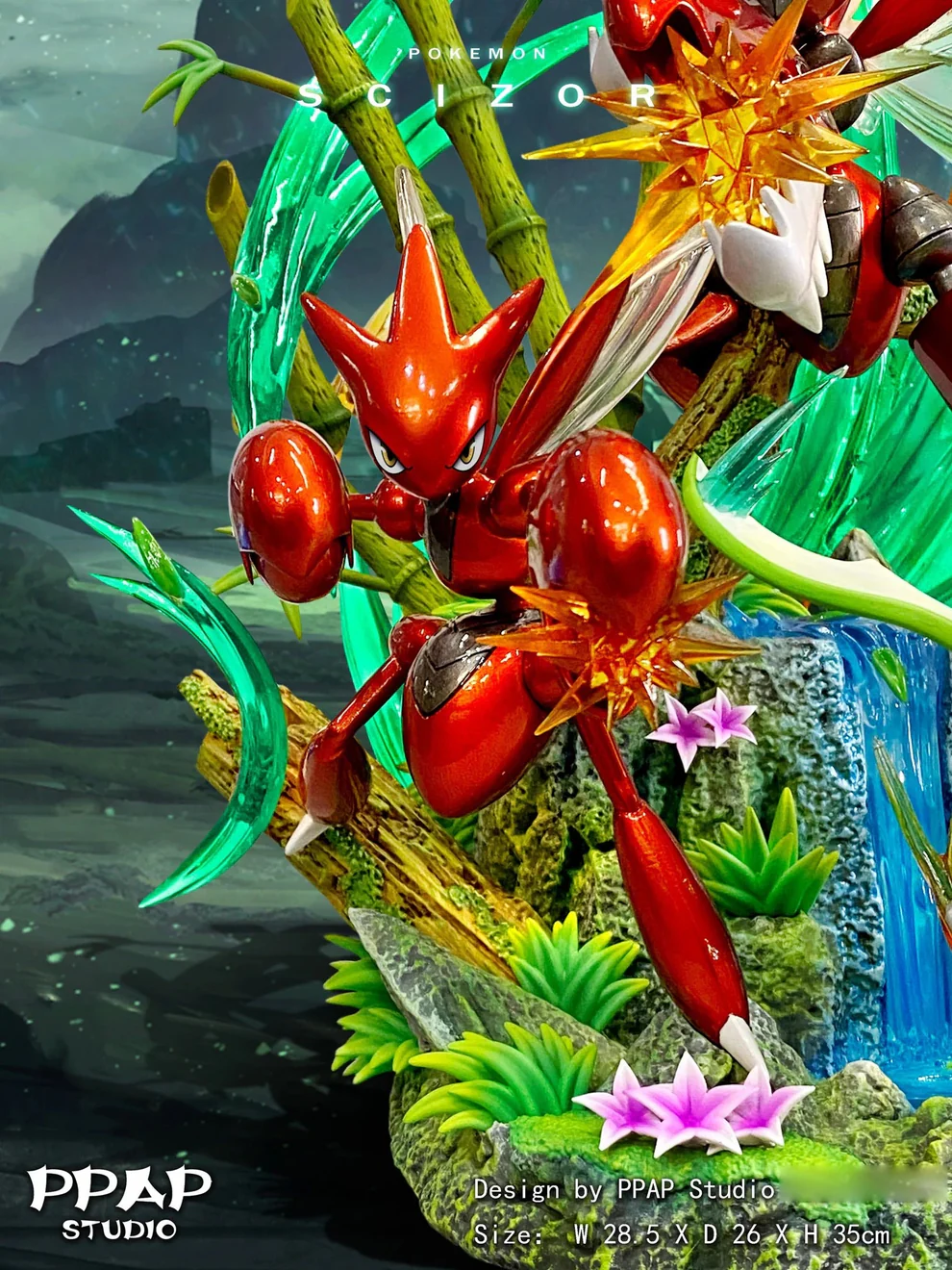 Pokémon – Scyther & Scizor Evolution Line GK Statue – PPAP Studio - Image 2