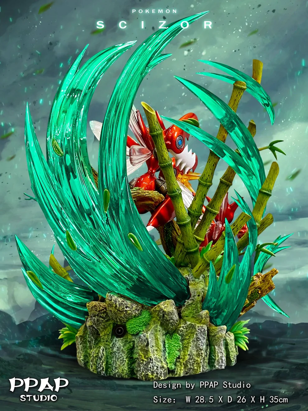 Pokémon – Scyther & Scizor Evolution Line GK Statue – PPAP Studio