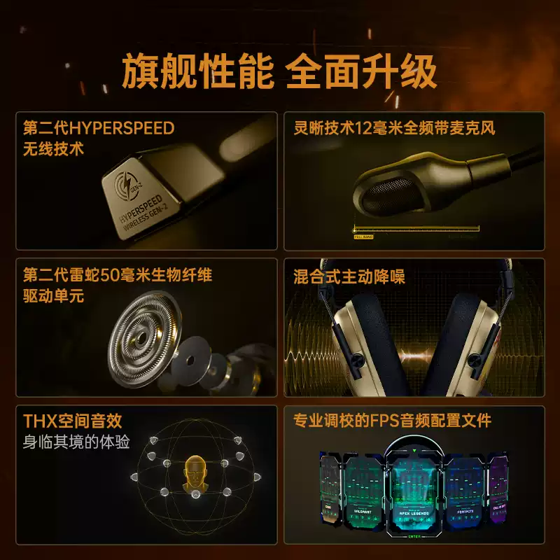 Razer - Counter-Strike 2 Wireless Gaming Headset