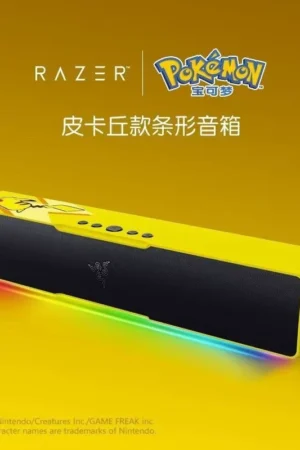 Razer - Leviathan V2 X Pokémon Pikachu Collaboration Edition Speaker - RGB Desktop Gaming Bluetooth Soundbar