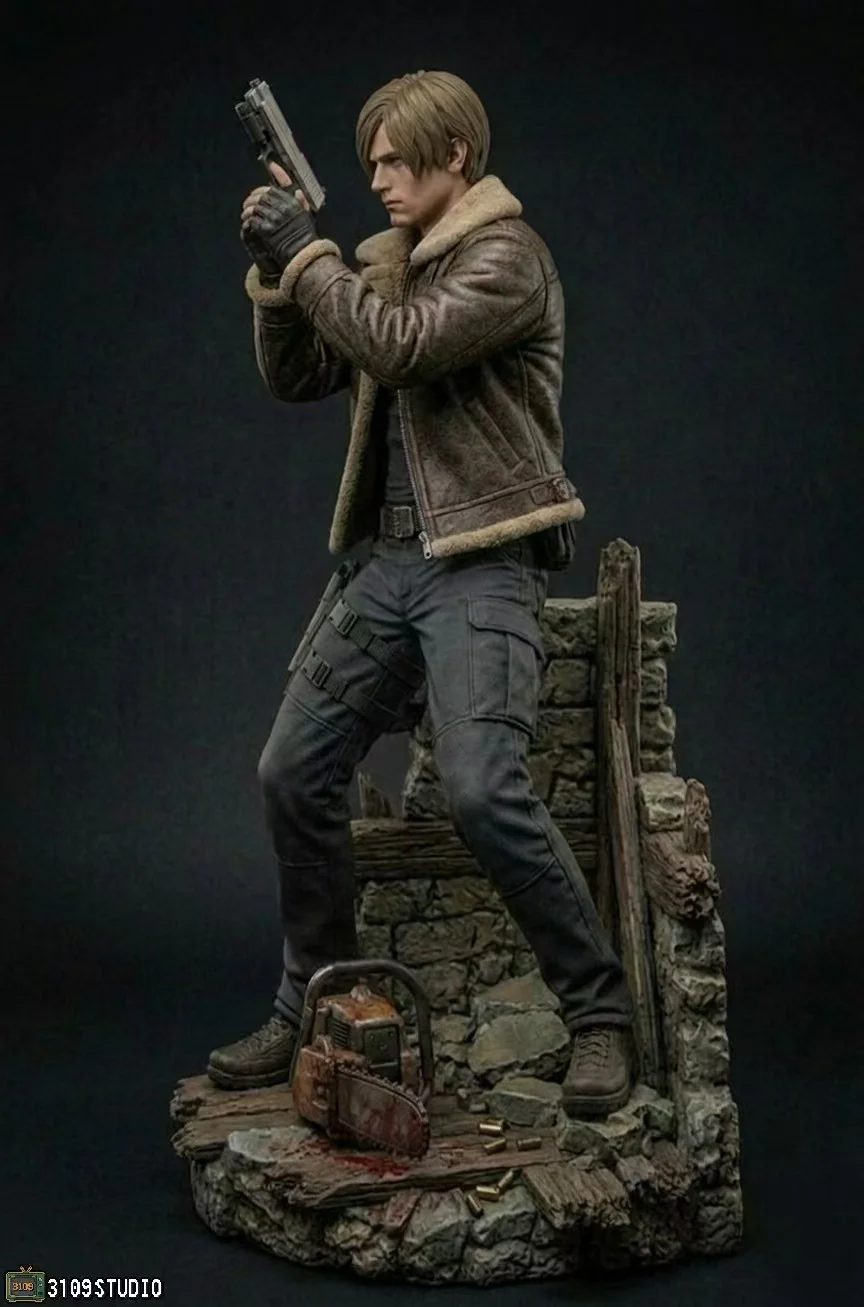 Resident Evil 4 – Leon S. Kennedy 1/4 Scale Statue – 3109 Studio - Image 3
