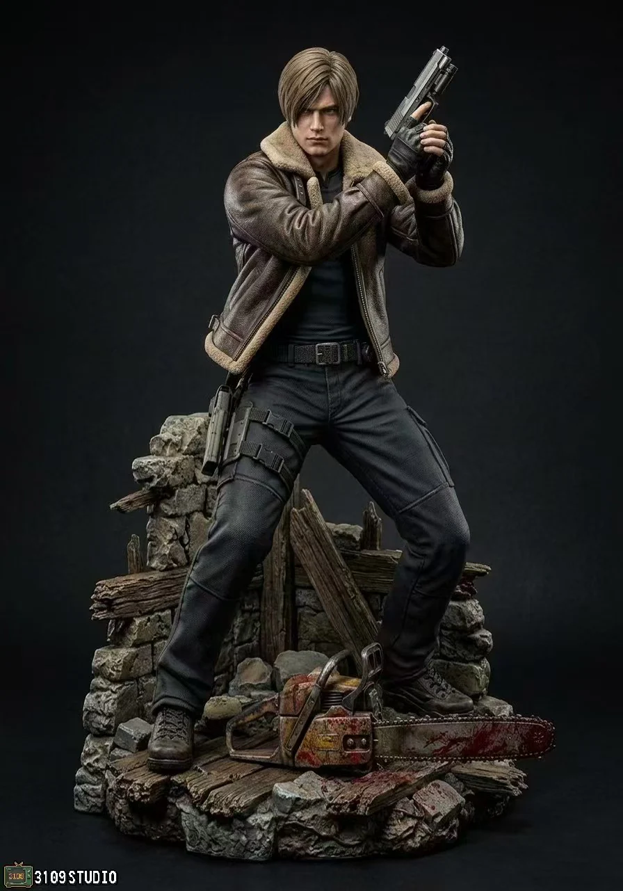 Resident Evil 4 – Leon S. Kennedy 1/4 Scale Statue – 3109 Studio - Image 4
