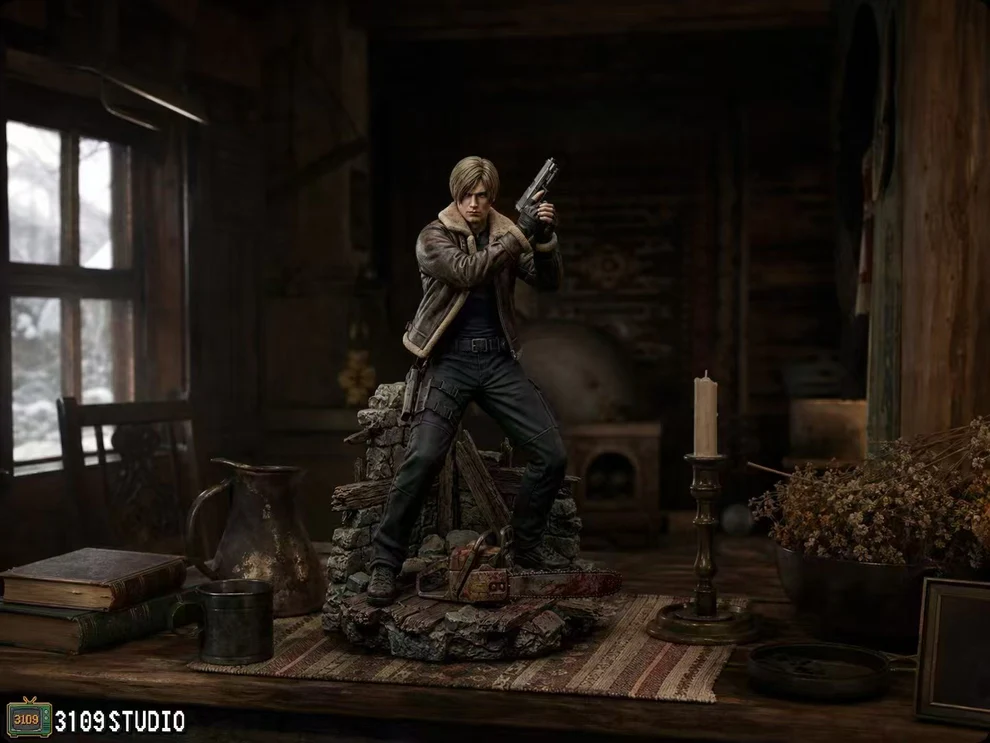 Resident Evil 4 – Leon S. Kennedy 1/4 Scale Statue – 3109 Studio - Image 6
