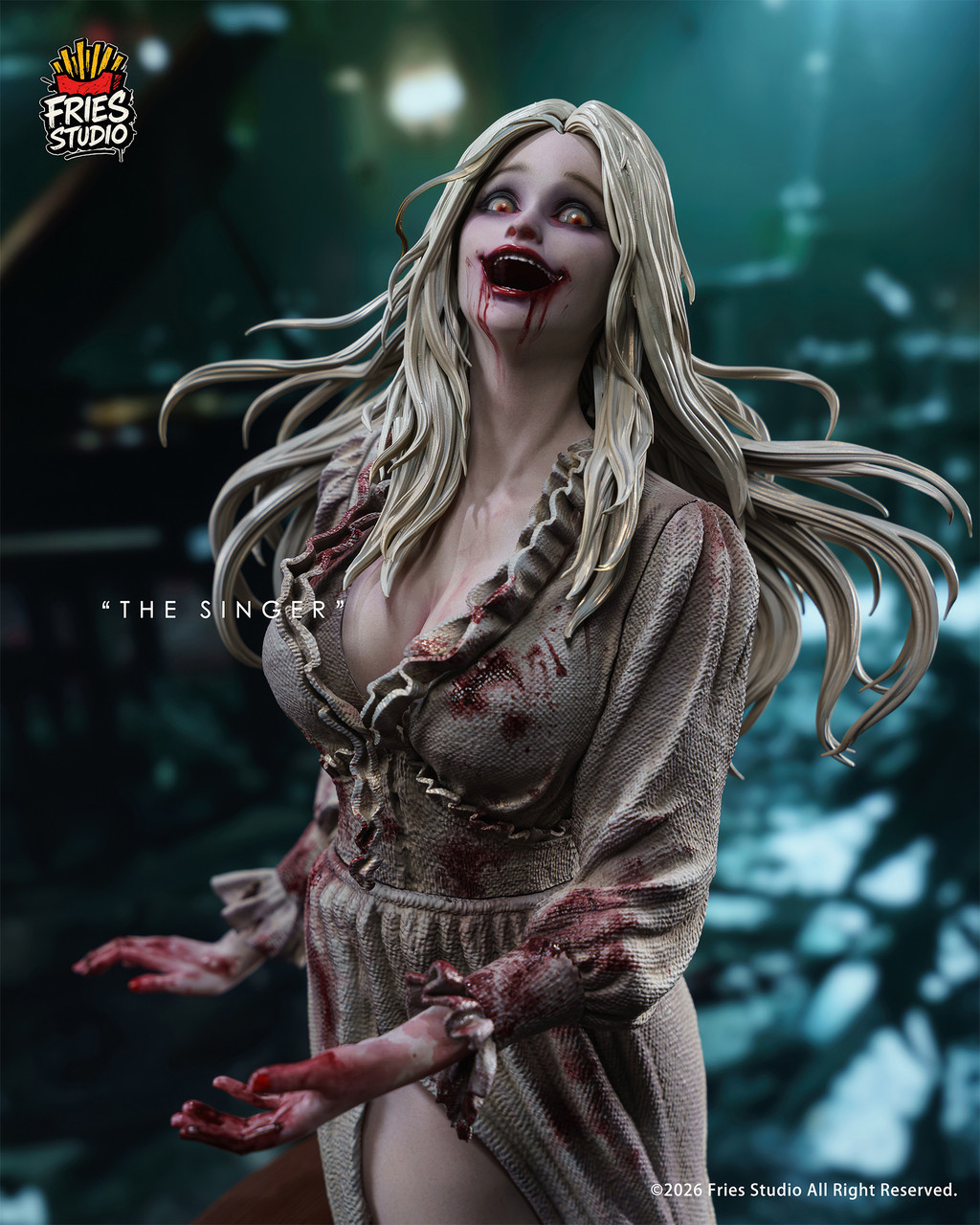 Resident Evil: Requiem – Selena Corey 1/3 Scale Resin Statue – Fries Studio - Image 6