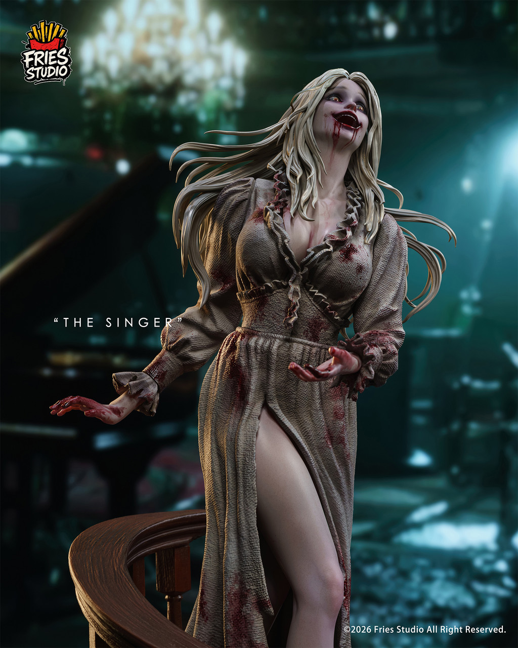 Resident Evil: Requiem – Selena Corey 1/3 Scale Resin Statue – Fries Studio - Image 5
