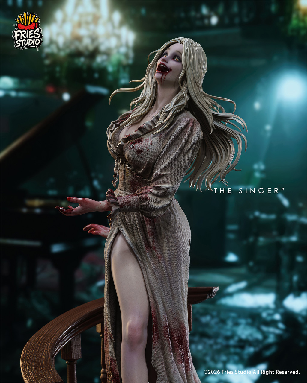 Resident Evil: Requiem – Selena Corey 1/3 Scale Resin Statue – Fries Studio - Image 3