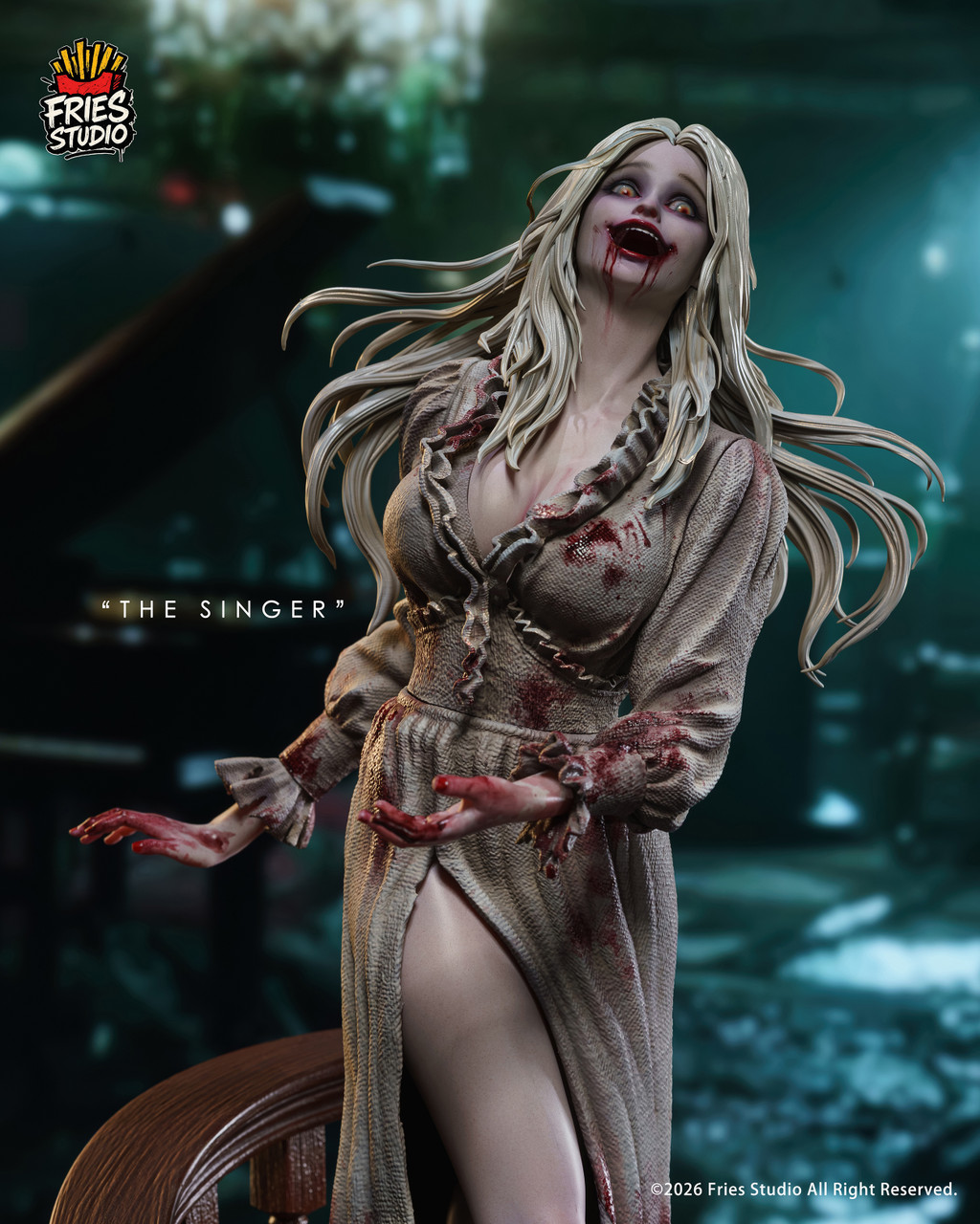 Resident Evil: Requiem – Selena Corey 1/3 Scale Resin Statue – Fries Studio - Image 2