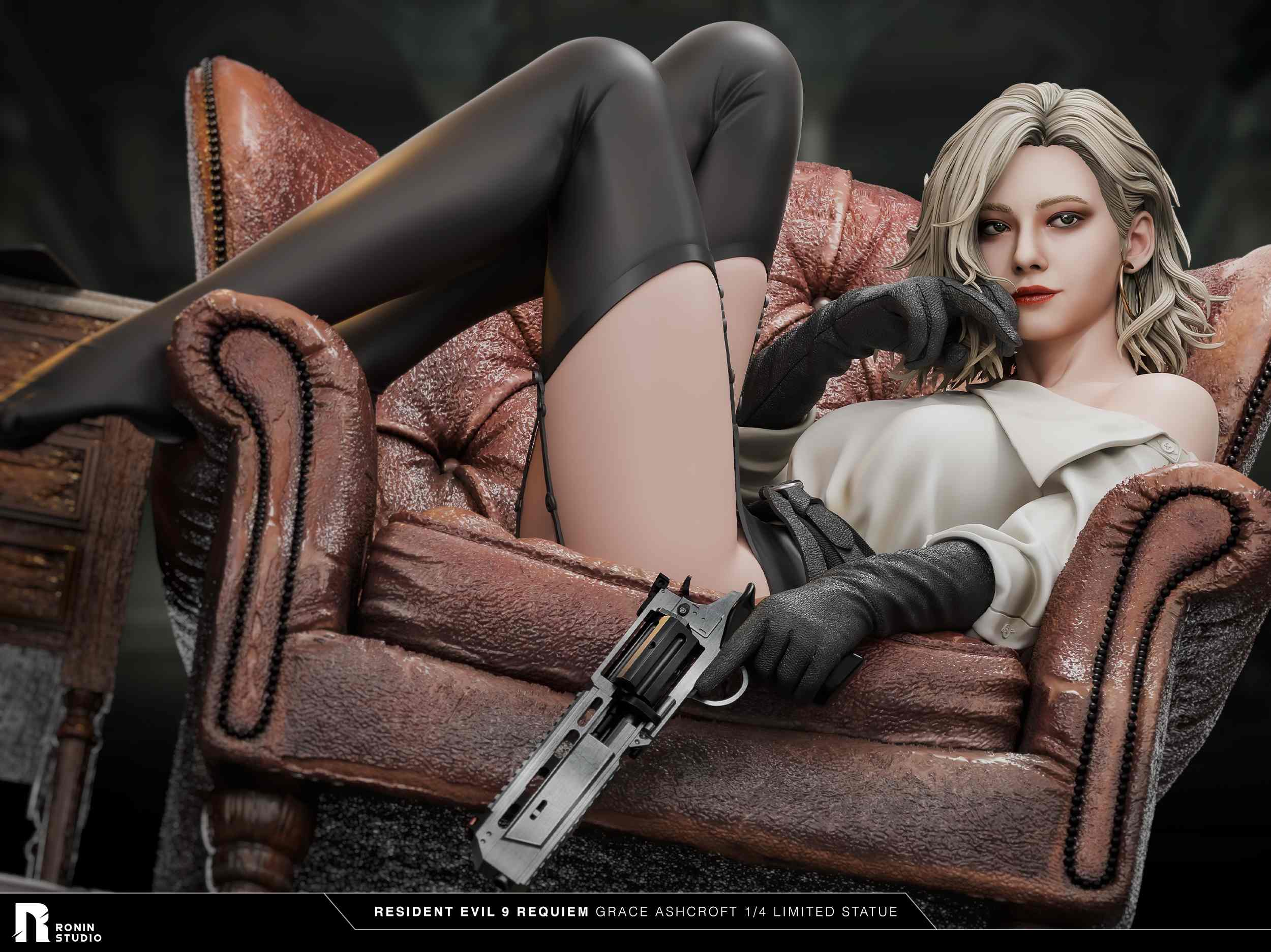 Ronin Studio – Grace Resident Evil 9: Requiem | 1/4 Scale Resin Statue - Image 4