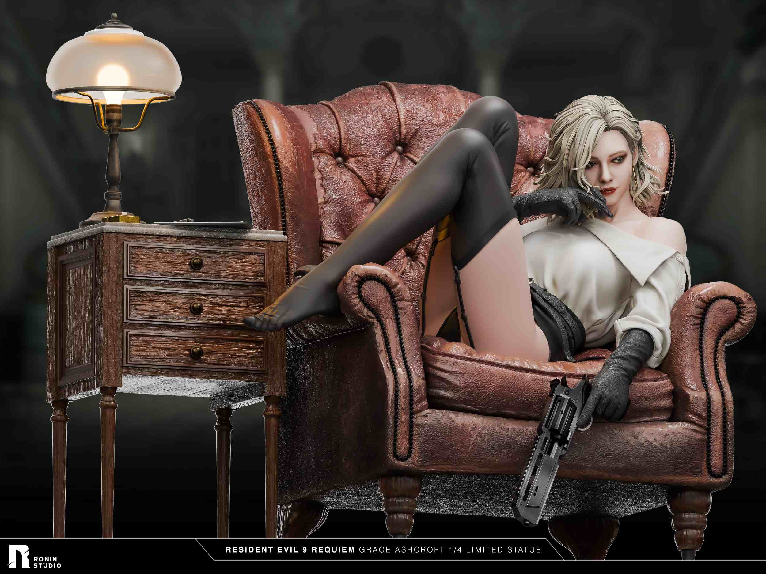 Ronin Studio – Grace Resident Evil 9: Requiem | 1/4 Scale Resin Statue - Image 7