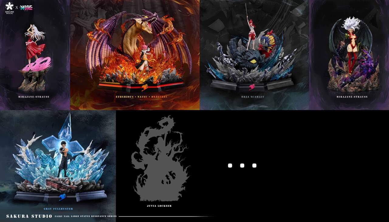 Sakura Studio × More Studio – Gray Fullbuster with LED Fairy Tail 16 Scale Resin Statue